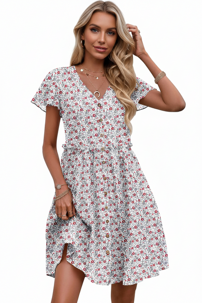 Robe Bohème Fleurie d'Été