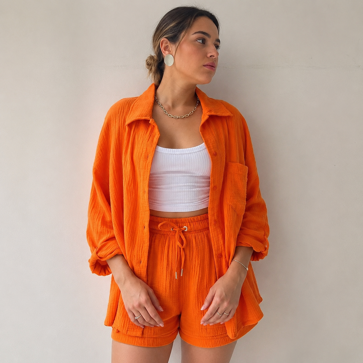 Chemise & Short Confort Chic