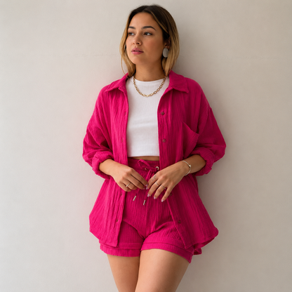 Chemise & Short Confort Chic