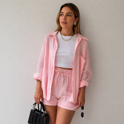 Chemise & Short Confort Chic