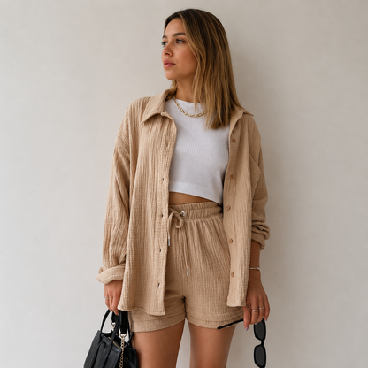 Chemise & Short Confort Chic