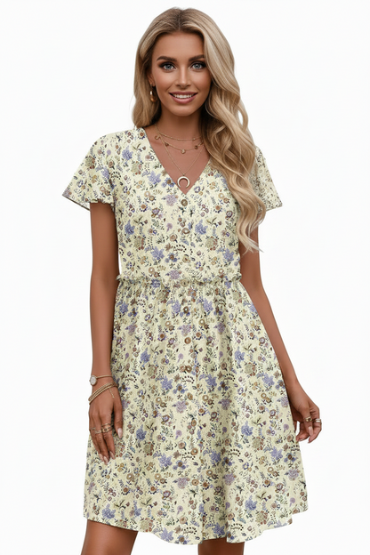 Robe Bohème Fleurie d'Été