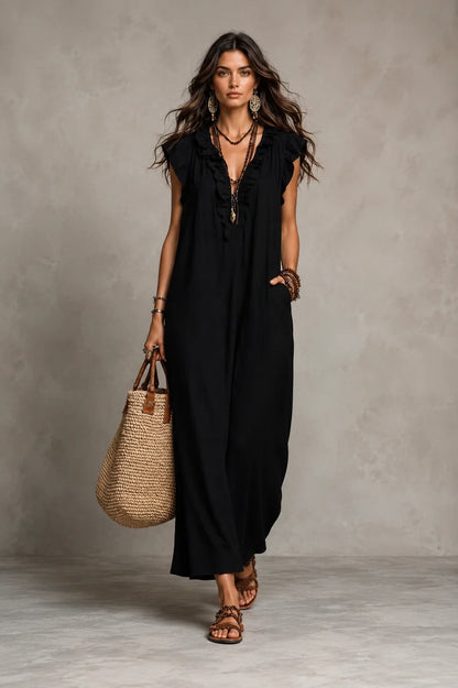 Robe Longue Élégance Paris