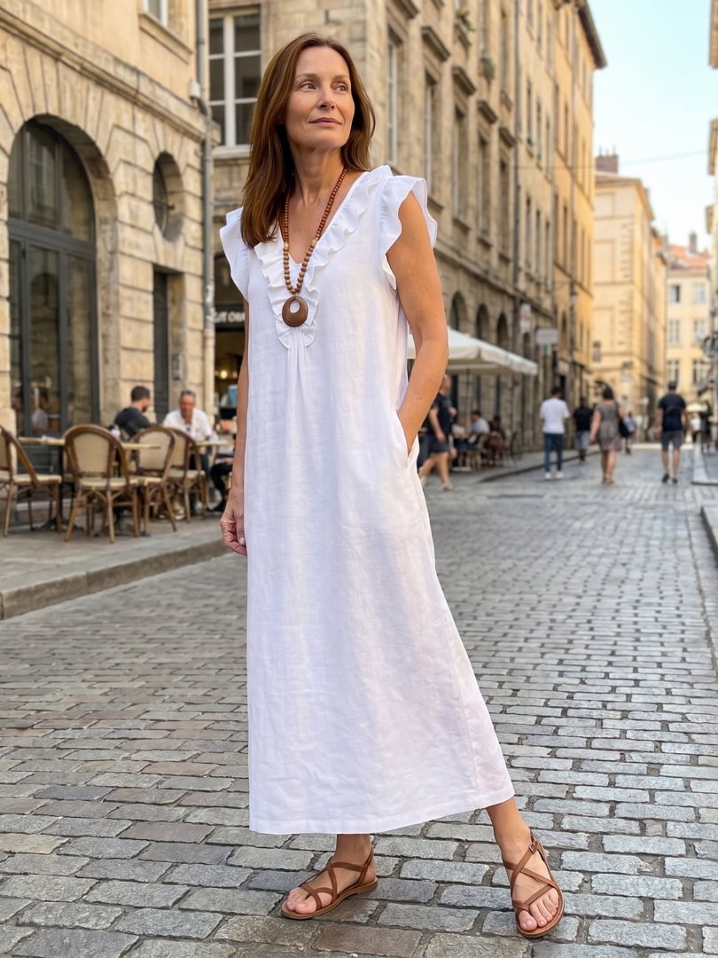 Robe Longue Élégance Paris