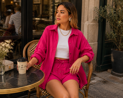 Chemise & Short Confort Chic